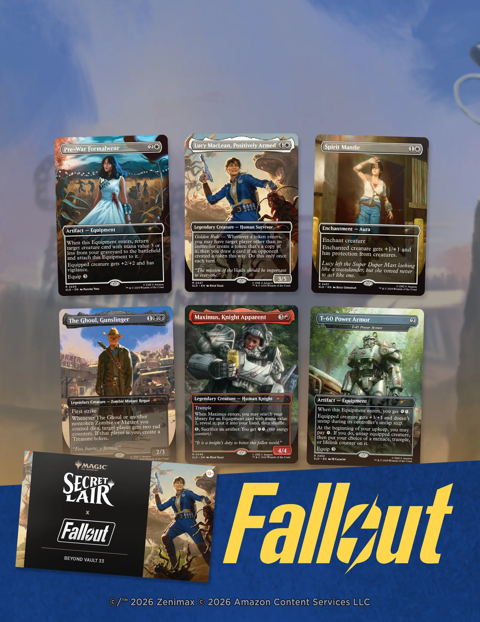 MTG Secret Lair x Fallout: Beyond Vault 33 – Non-Foil